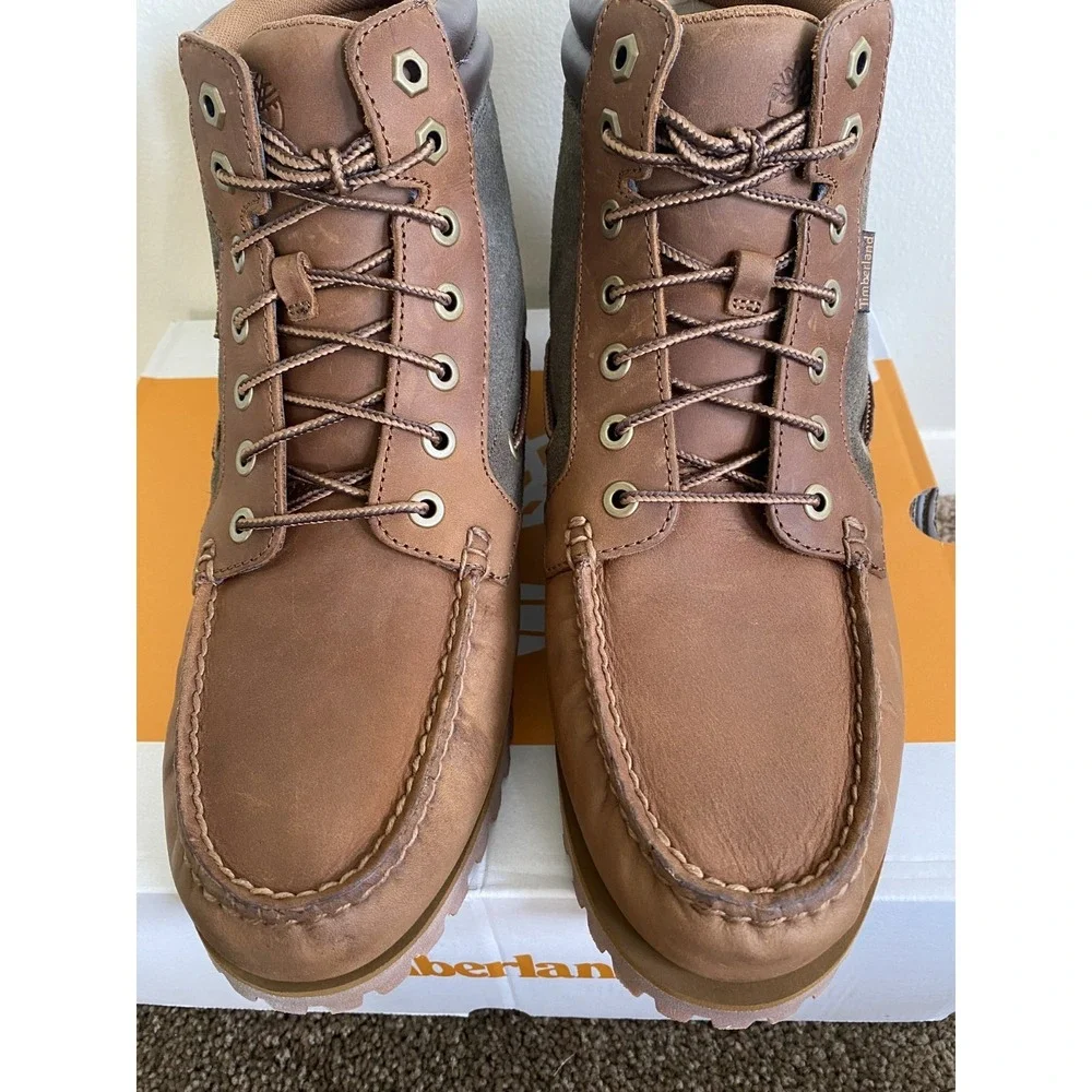 Timberland Oakwell Mid Lace TB0A6FJ6EM5 Mens 11 M Brown Nubuck Waterproof Boots